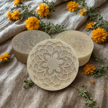 Load image into Gallery viewer, Kawakawa Oat Milk Soap (Lavender, Hemp &amp; Calendula)